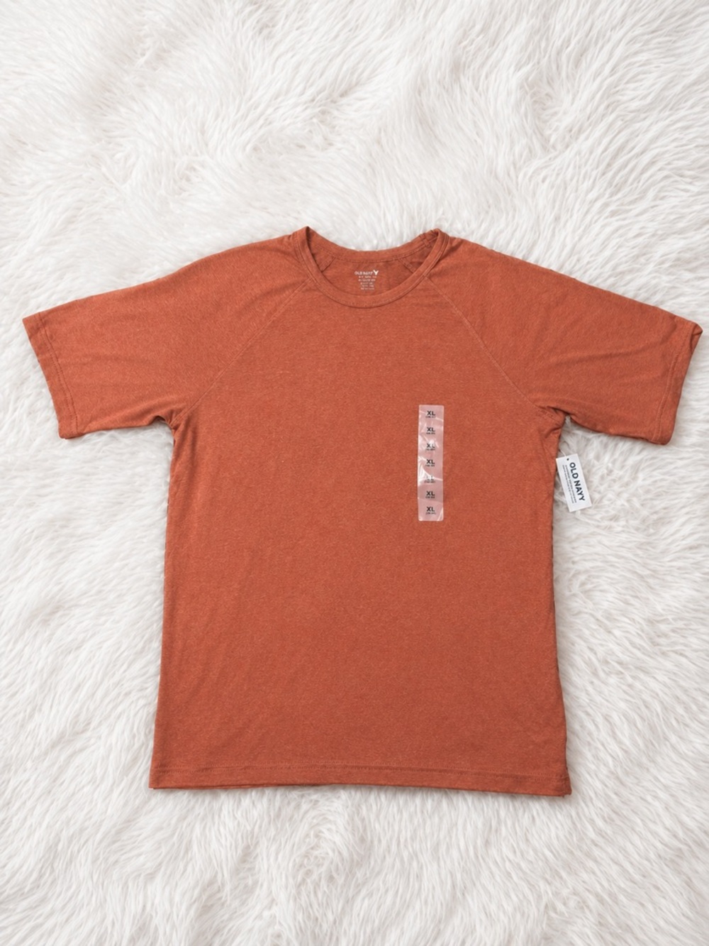 Old Navy Active Boys XL 14-16 Cloud 94 Soft T-Shirt Orange Go-Dry Cool